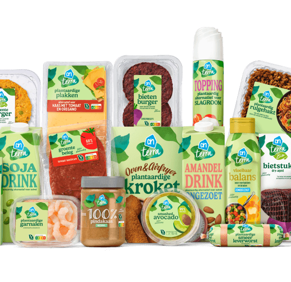 a photo of a range of plant based products