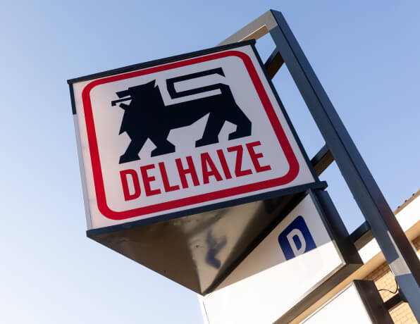 a photo of the Delhaize logo